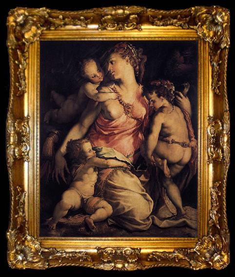 framed  Francesco Salviati Charity, ta009-2